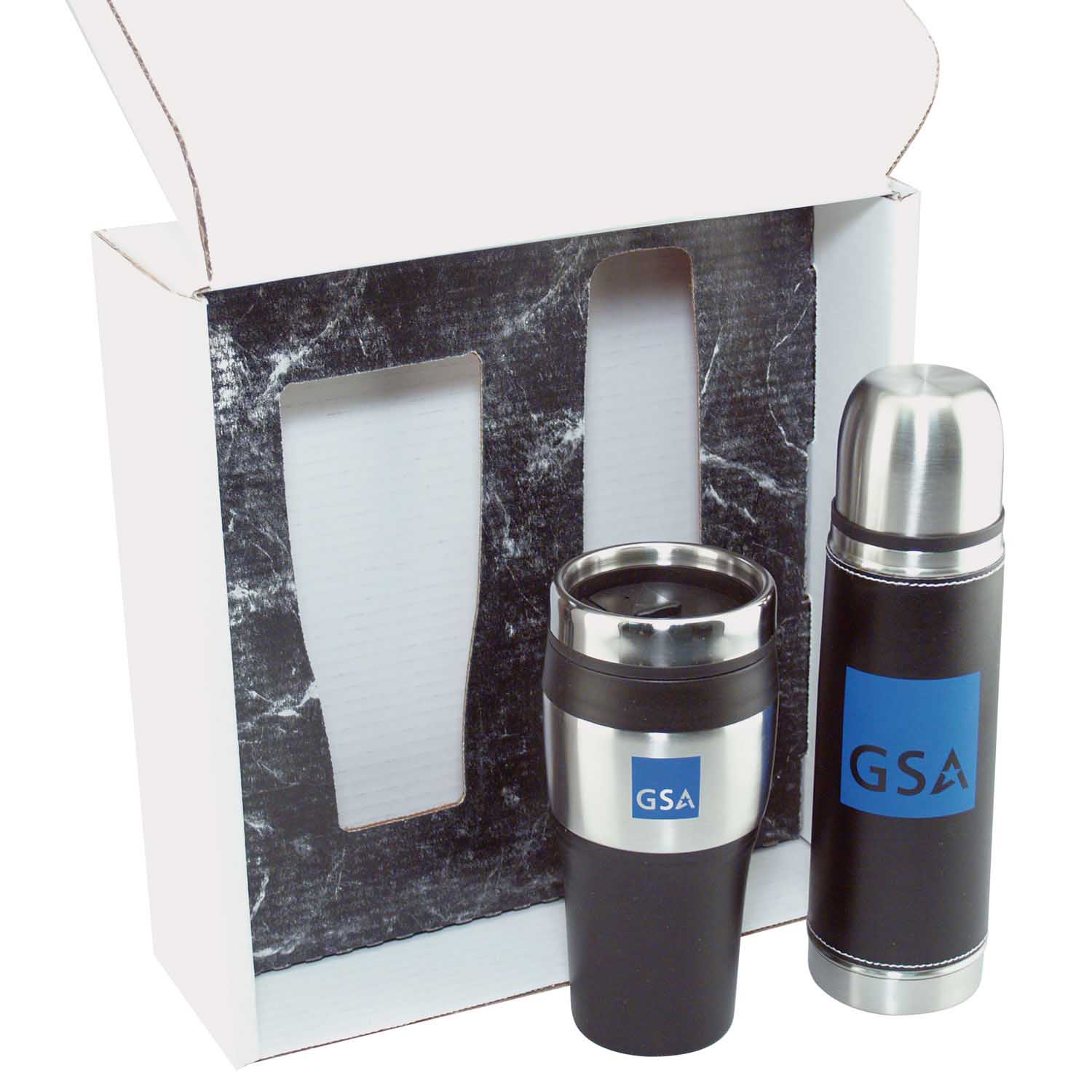 Stainless DrinkwareGSTH5TM2, Thermos/Tumbler Gift Set,