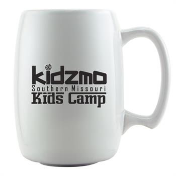 BM1600W - 16oz Barrel Mug - White