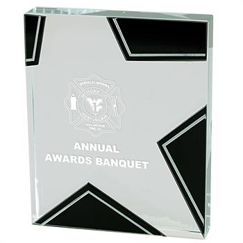 GS45 - Glass Star Award - 4-1/2"x5-1/2"