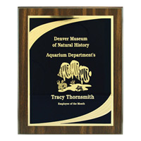 Walnut Finish Plaque