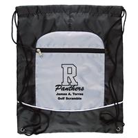 Two Tone Sportsbag w/Drawstring