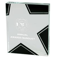 Glass Star Award - 4-1/2"x5-1/2"