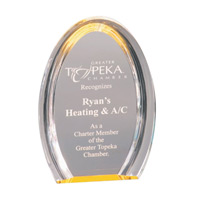 Halo Acrylic Award - Oval