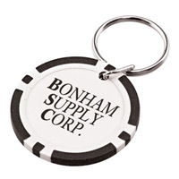 Poker Chip Keychain