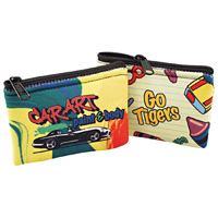 Open Cell Foam 4-Color Process Coin Bag