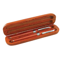 Rosewood-Finish-Pen-Case